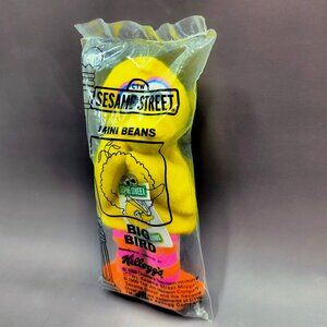 Mini Bean Plush Sesame Street Big Bird 5" Kelloggs Premium